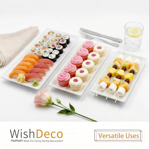 WishDeco Serving Platters Set of 3, Large Serving Trays 16/14/12 Inch - size: 16/14/12 inch