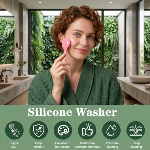 4PCS Face Cleanser Brush, Silicone Face Brush Cleanser