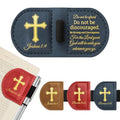 Personalized Magnetic Bookmarks,Bible Bookmark(Blue,Joshua 1:9) - color: Blue, size: Joshua 1:9
