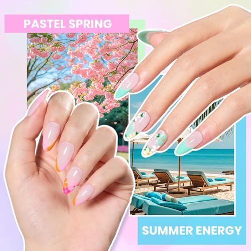 Beetles Gel Nail Polish Kit with U V Light, 55 Colors 81 Pcs Gel Polish Kit - color: B-Color Enchantment Pro