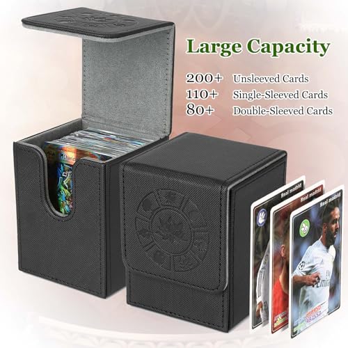 Arkeiliy MTG Deck Box 110+ Storage Sleeved Cards for Magic Commander - color: 4 Pack III