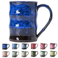 Deep Cobalt Ceramic Mug, 22oz Reactive Glaze Coffee Mug, Office Gift - color: 22oz - Deep Cobalt · FOCUS