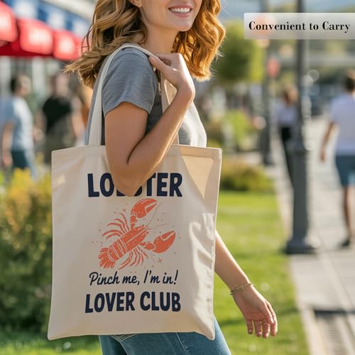 Aesthetic Canvas Tote Bag, Cute Reusable Bags for Women with Inner Pocket - color: Lavender