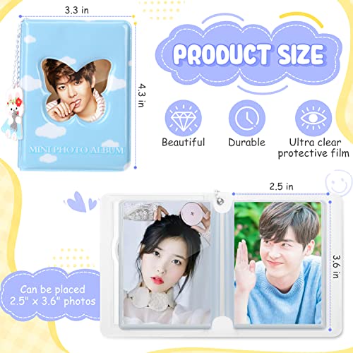 3 Inch Kpop Photocard Binder, Blue Butterfly, Polyvinyl Chloride, 20 Pockets, 4.33 x 3.15 x 1.18 Inches - color: Blue Butterfly
