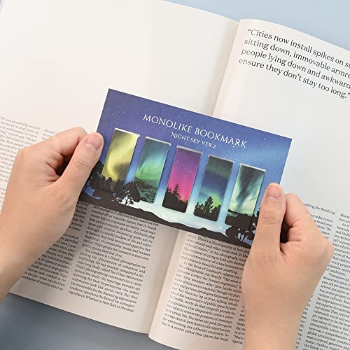 Monolike Magnetic Bookmarks Night Sky Ver.2, Set of 5 - color: Night Sky Ver.2