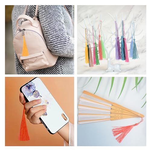 144Pcs 5 Inch Handmade Graduation Tassels for Bag Pendant, Bookmark(Mixed)