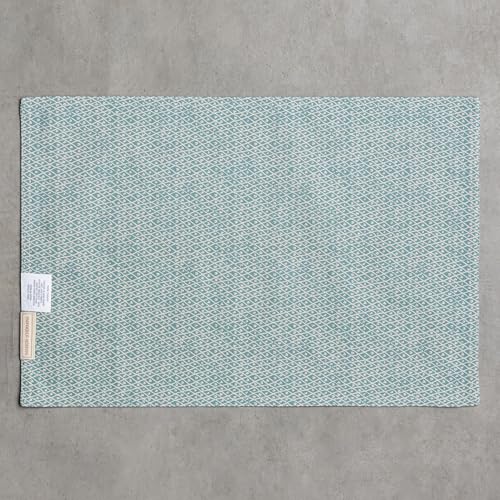 Maison d' Hermine Placemats Set of 4 Reusable 100% Cotton (13"x19") - color: 001 - Marquise, size: 13" X 19" (Pack of 4)