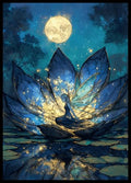 MTG Card Sleeves - Lorwyn Lotus - Ultra Clear Front & Matte Finish Back, 100 Count Standard Size Matte Art Sleeve for Magic The Gathering