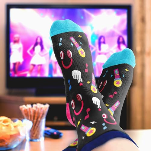 Kpop Merch - Unique Kpop Gifts for Girl, Teen - Cute Korean Socks - Christmas Gifts, Stocking Stuffers for Women - color: Music04
