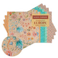 Maison d' Hermine Placemats Set of 4 Reusable 100% Cotton (13"x19") - color: 057 - Luxury Loft - Peach, size: 13" X 19" (Pack of 4)