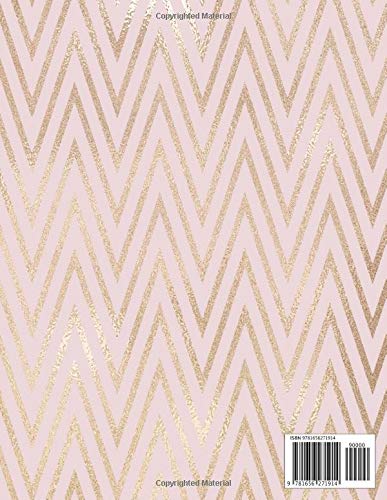 Korean Hangul Practice Notebook: Korean Language Learning Workbook, Large Composition Book, Rose Gold Cover (Hangul Manuscript Paper, 11" x 8.5", 110 Pages) (Korean Hangul Practice Notebooks)