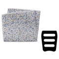Cotton Floral Handkerchiefs for Men Wedding Evening Daily Work Prom - color: Blue,brown,white