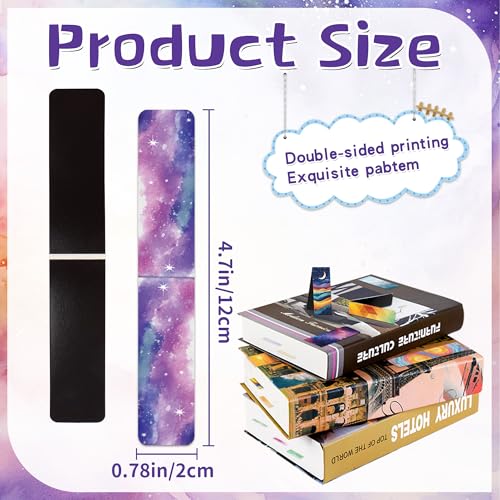 96Pack Magnetic Bookmarks for Reading,Women Men Teacher Book Lovers Gifts - style: multi-colored-01