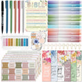 HRFGWDD 91-Piece Bible Study Supplies, Bible Journaling Kit for Women - color: 91pcs