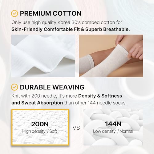 Womens Cotton Crew & Ankle Socks, Cute Floral Ruffle Colorful Tube Size 6-9 - color: Tube Striped a