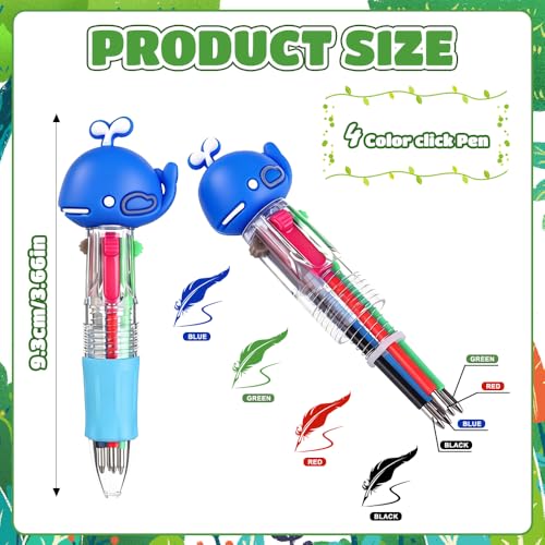 30pcs Mini Multicolor Pens 4-in-1 Cute Fun Pens for Students Teacher Gift - style: Cute-30pcs