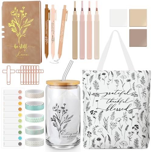 29 Pcs Bible Journaling Supplies Kit Housekeeping Week Gifts - color: Khaki, style: Boho