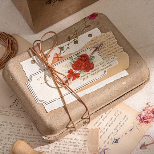 180 Pcs Floral Arrow Stickers for Scrapbooking and Journaling - color: Retro Feather Trace