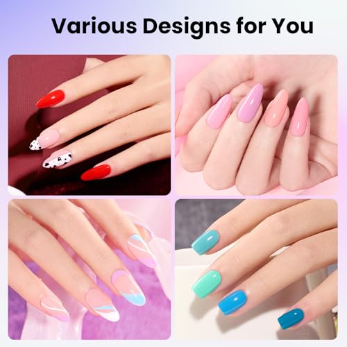 Beetles Gel Nail Polish Kit with U V Light, 20 Colors, 31 PCS Starter Set - color: A-Colorful Dreamscape