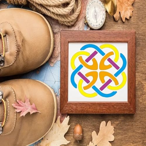 9-Pack Celtic Knot Stencils for Painting on Wood- 8x8 Inch Reusable Drawing Templates for Wood Painting, Wall Art, Baking Decor & DIY Crafts, Traditional Interlace Pattern Designs - color: White