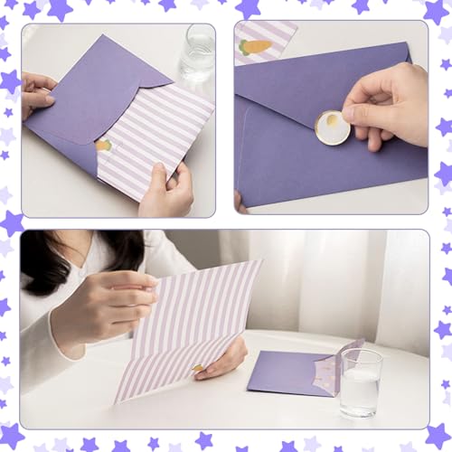 72 Pcs Stationery Paper Envelopes Set - color: Lovely Animal