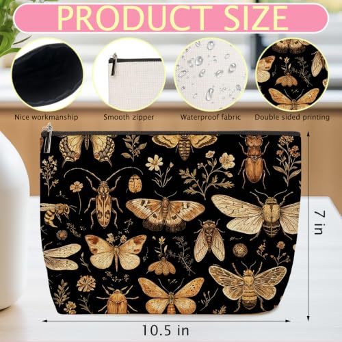 ZHAMEN Insect Makeup Bag for women Travel Organizer Pouch Cosmetic Bags 01 - color: Multicolor 1610