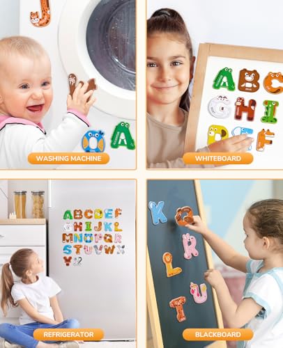 JoyCat Magnetic Letters, Alphabet ABC Fridge Magnets for Toddlers,26 PCS - style: Letters
