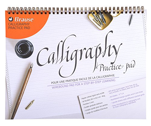 Brause Calligraphy Lined Practice Pad, A4 - size: A4, style: Lined Practice Pad