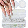 Flatback Nail Pearls Rhinestones for Nail Art DIY Nail Charms - color: Colorful-03