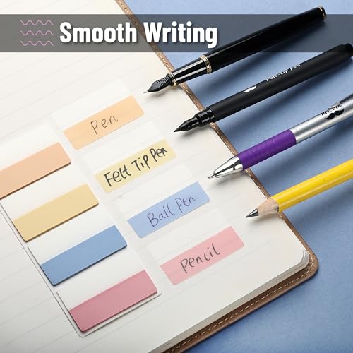 Mr. Pen- Sticky Index Tabs, 240 Pcs, Colorful Sticky Tabs for Notebooks - color: Pastel, size: 1.8" × 1", 240 pcs