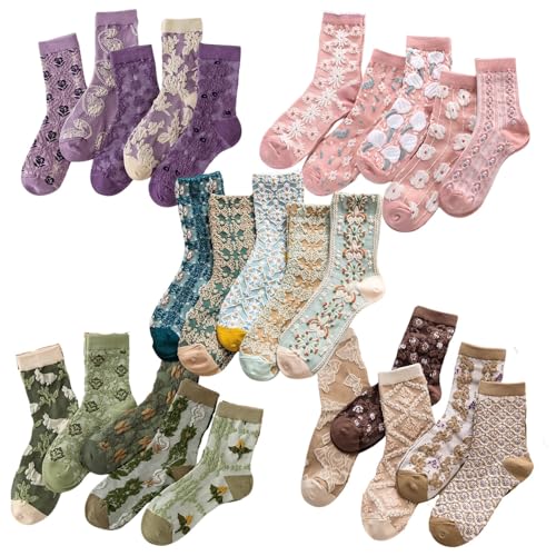 Lavish Lavender Argyle Frill Socks for Women, Dress Socks - color: 25pair