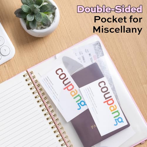 deli Pink Lined Spiral Journal Notebook, 160 Pages, A5 (5.5"x8") Hardcover Writing Notebook, College Ruled Spiral Bound Journal for Women & Men - Perfect for Work, School, Office & Note Taking - color: Pink
