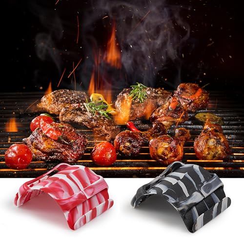 Silicone BBQ & Kitchen Mitt - 2pk Set (CAMO Black, Small/Medium) - color: Camo Black, size: Small/Medium