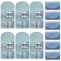 12 Set Mini Manicure Bulk, 7 in 1 Nail Clipper, Dark Blue - color: Dark Blue