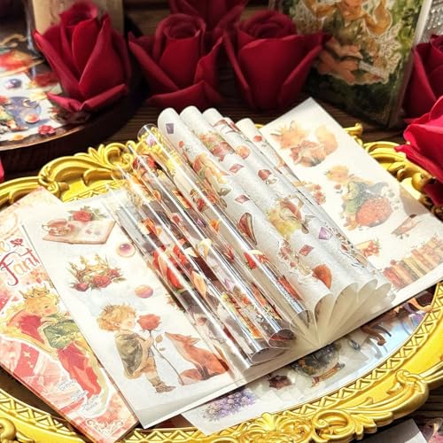 TIAMECH Rose Fantasy Prince Ripples Stickers Book - color: Rose Fantasy