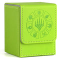 Arkeiliy MTG Deck Box 110+ Storage Sleeved Cards for Magic Commander - color: Grass