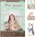 Family Series Sticker Scrapbooking Supplies for Junk Journal, 20 Sheets PET Stickers - color: Family Series