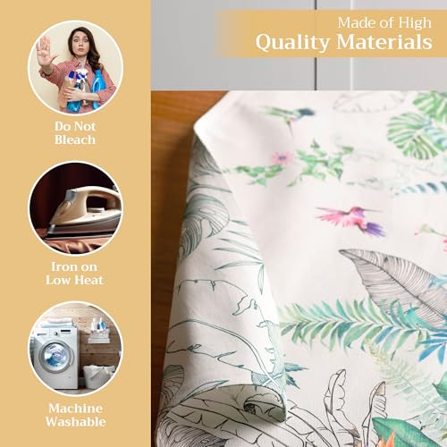 Maison d' Hermine Placemats Set of 4 Reusable 100% Cotton (13"x19") - color: 026 - Tropiques, size: 13" X 19" (Pack of 4)