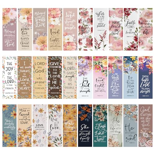 Bible Bookmarks, Christian Vintage Floral Book Marks for Women - style: Christian