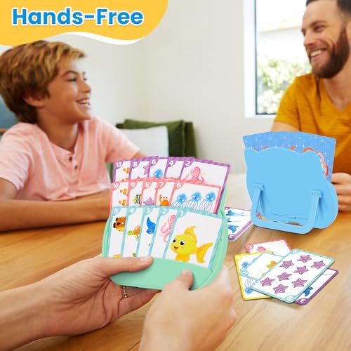 Card Holders for Playing Cards, 2 Pack Playing Card Holder (Blue & Green) - color: Blue & Green