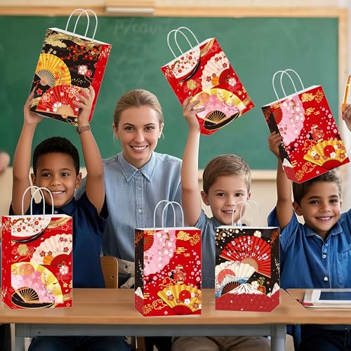 EoBeCy 16Pcs Japanese Gift Bags