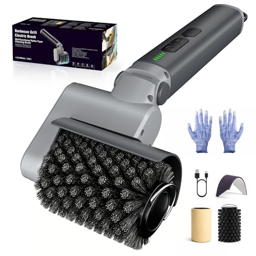 Electric Grill Brush, Cordless BBQ Cleaner