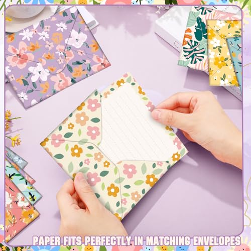 TaoBary 160 Pcs Kawaii Stationery Paper and Envelopes Set, 5.5 x 8.25'' - size: 5.5 x 8.25 Inch, style: Kawaii