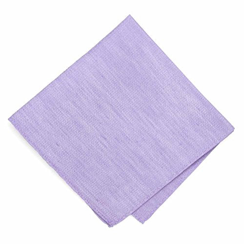 tiemart Regent Morris Neckwear Silk/Linen Pocket Square - color: Purple Regency