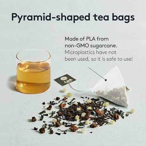 OSULLOC Moon Walk Tea (Korean Pear Flavor) | Sweet Fruit Tea | 20 Pyramid Tea Bags, 1.76oz