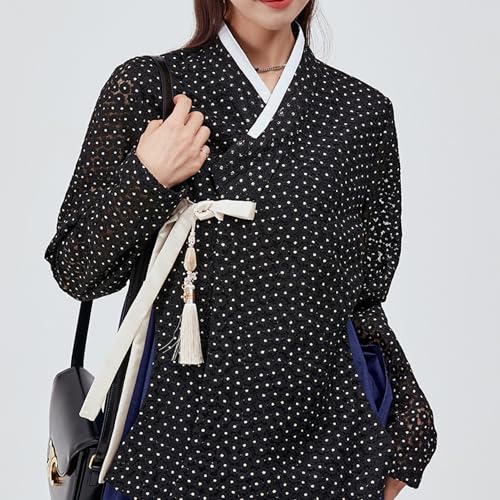 Mua Norigae Modern Hanbok Tassel Bag Charm, Keychain for Women - color: Beige
