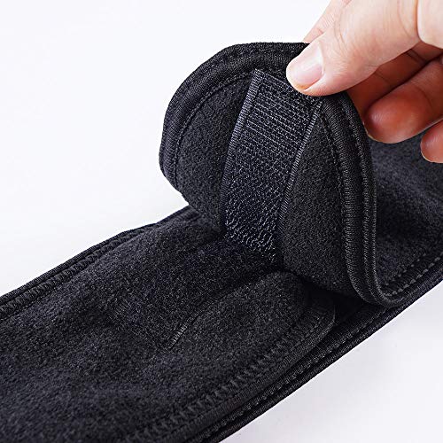 4 PCS Facial Spa Headband Makeup Skincare Headbands for Washing Face - color: White, Black, Pink,Gray