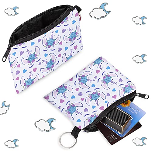 Boao 10 Pcs Small Change Coin Purse - size: 4.52 x 3.74 Inch, style: Animal and Flower