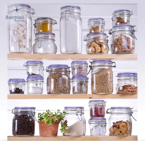 Bormioli Rocco Fido Jar - Clear Blue, 17.5 oz - color: Clear, size: 17.50 fl oz