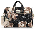 DACHEE Laptop Shoulder Bag for 15 Inch/15.6 Inch Macbook Pro - color: Beige Rose Shoulder